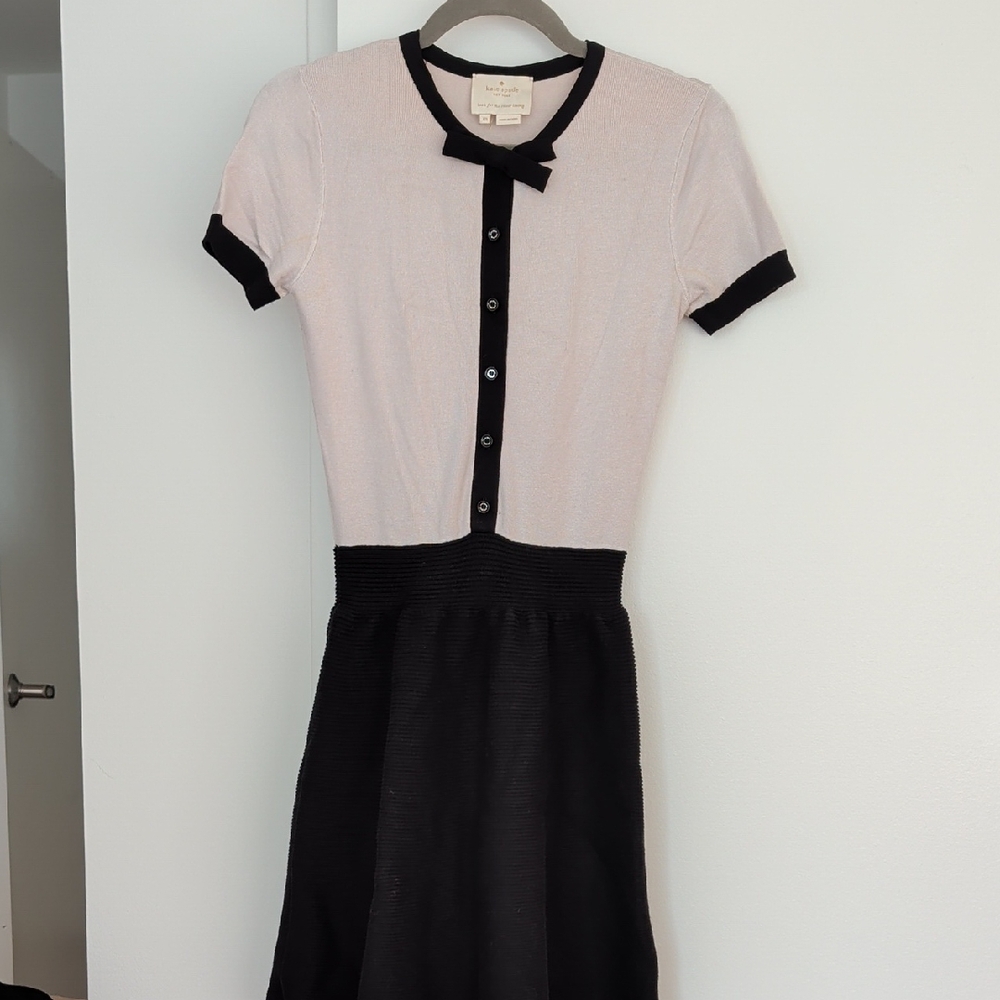 Kate Spade Black and Pink Mini Dress